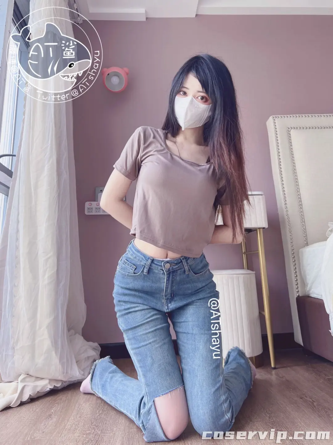 【AT鲨】微博颜值博主COS写真作品合集[56套][2.30GB]插图5