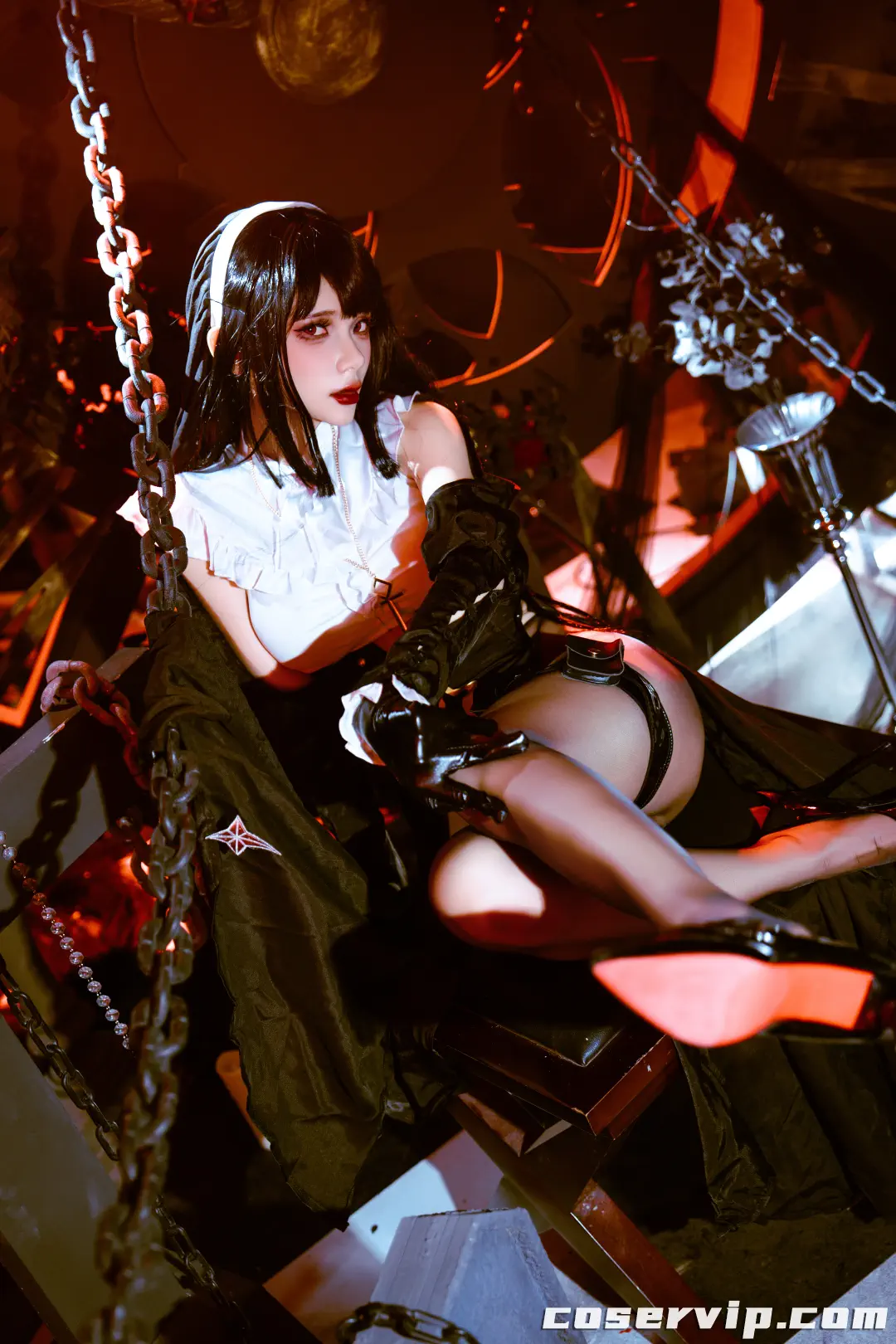 【FiHANNA】NO.001 万圣节战斗修女 [35P-1.11GB]插图2