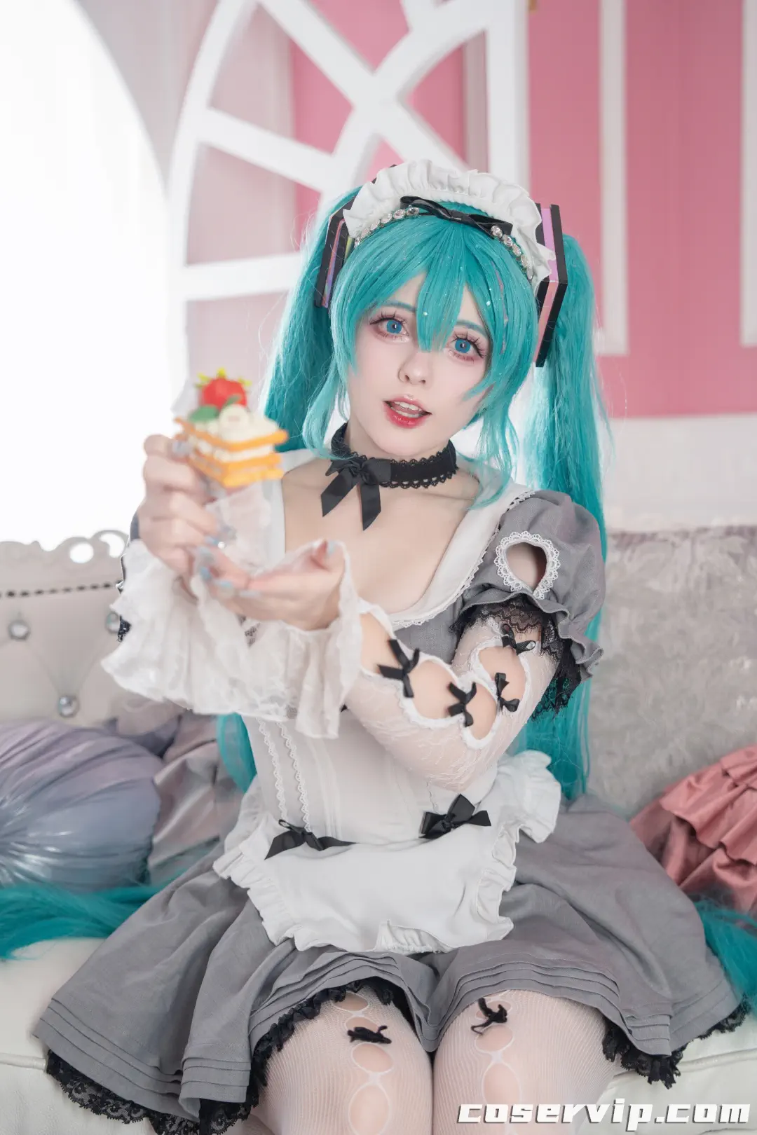 【Saya Scarlet】NO.001 26.02 – Maid Miku (VOCALOID) [39P-160MB]插图4