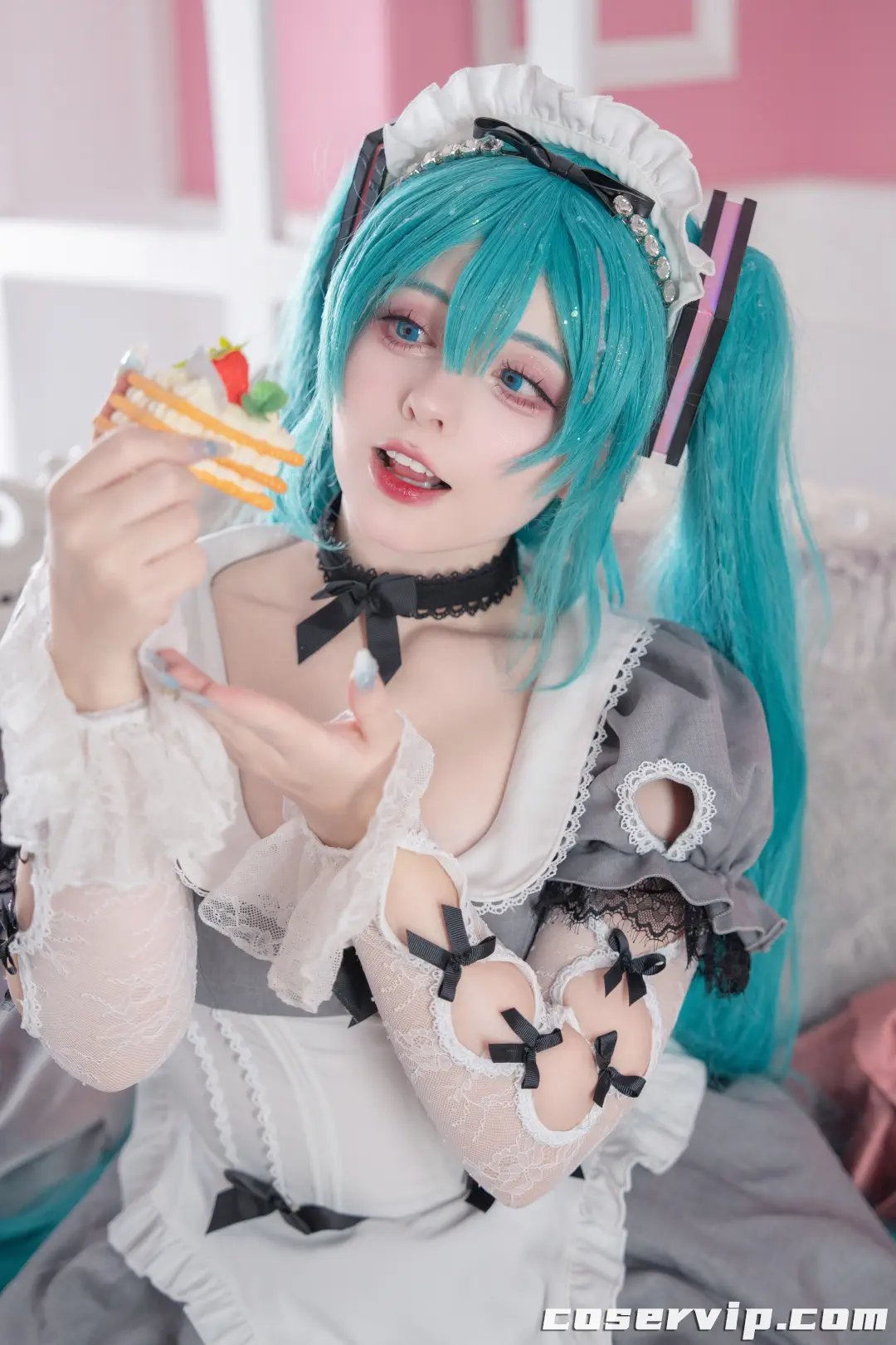 【Saya Scarlet】NO.001 26.02 – Maid Miku (VOCALOID) [39P-160MB]插图5