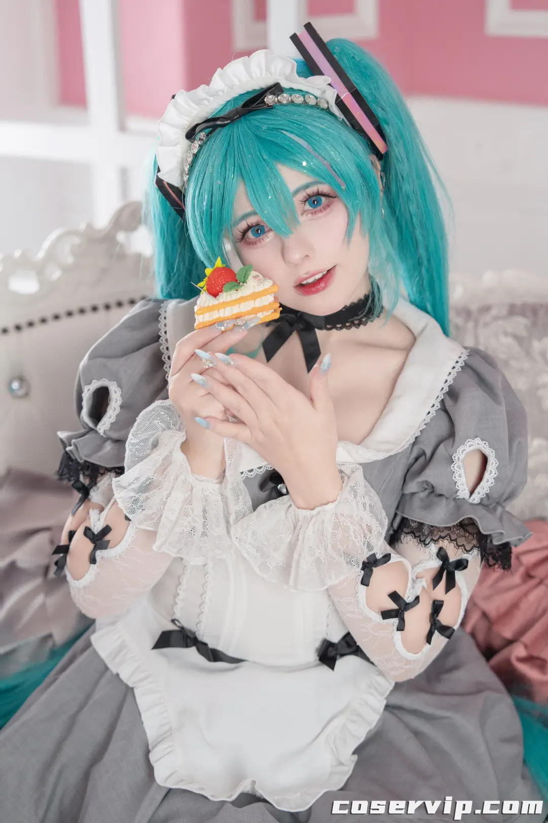 【Saya Scarlet】NO.001 26.02 – Maid Miku (VOCALOID) [39P-160MB]插图6