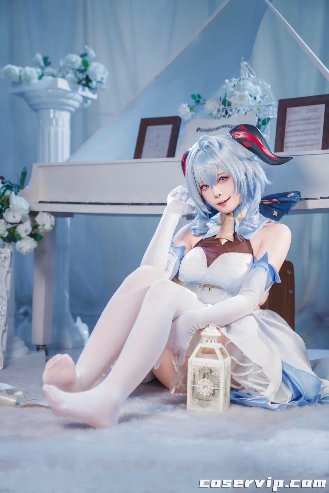 【冉冉不甜v】NO.001 原神 甘雨 白礼服 [39P-559MB]插图6