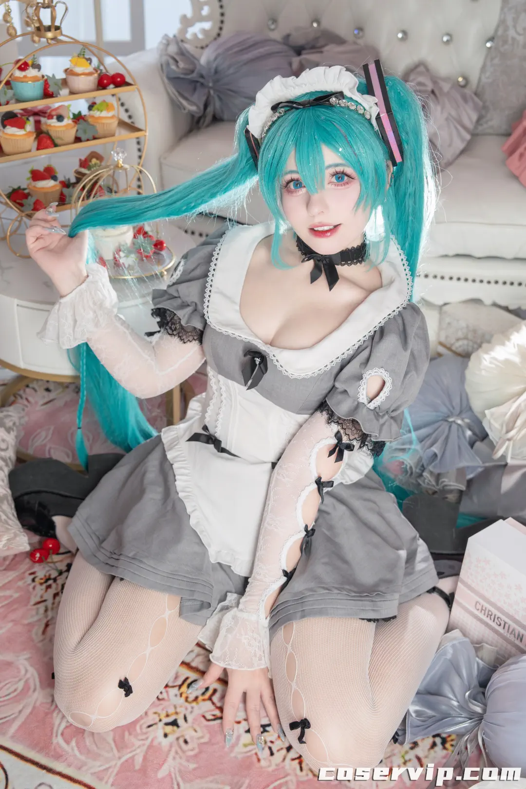【Saya Scarlet】NO.001 26.02 – Maid Miku (VOCALOID) [39P-160MB]插图8