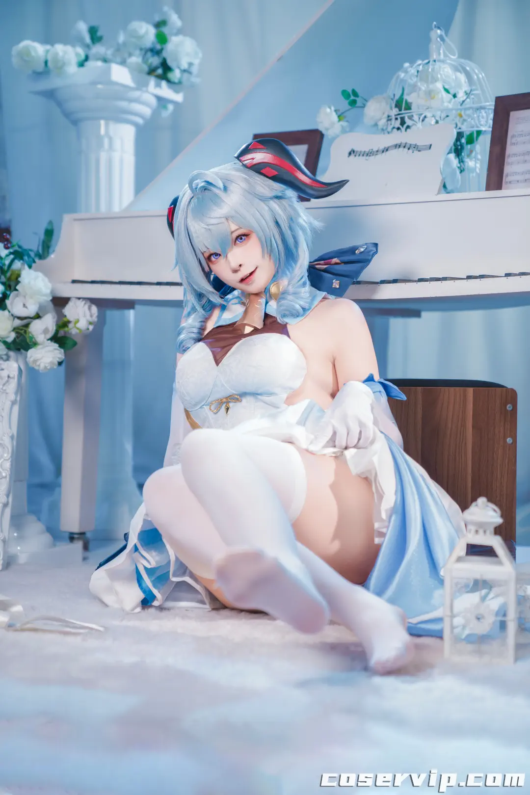 【冉冉不甜v】NO.001 原神 甘雨 白礼服 [39P-559MB]插图5